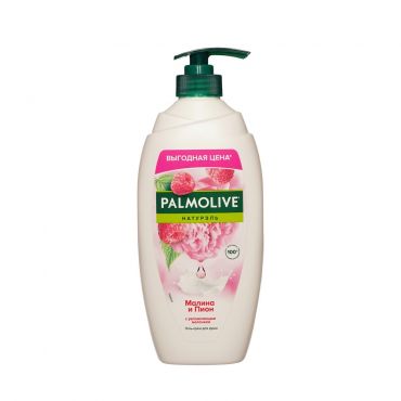 Гель - крем для душа Palmolive Натурэль " Малина и Пион " 750мл.