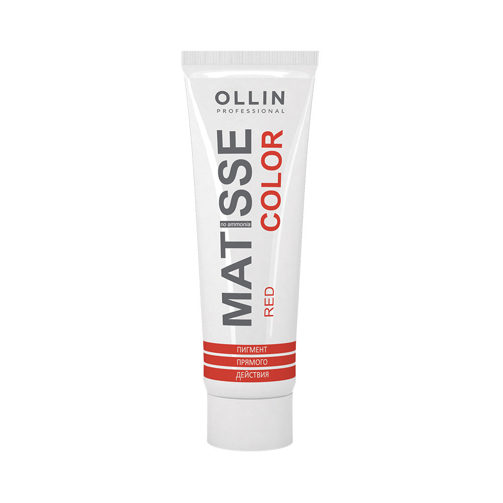 Маска для волос Ollin Professional Matisse Color тонирующая red/красный 100мл. Фото 1.