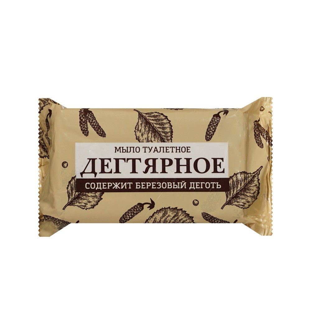 Мыло туалетное Дегтярное 180г. Фото 1.