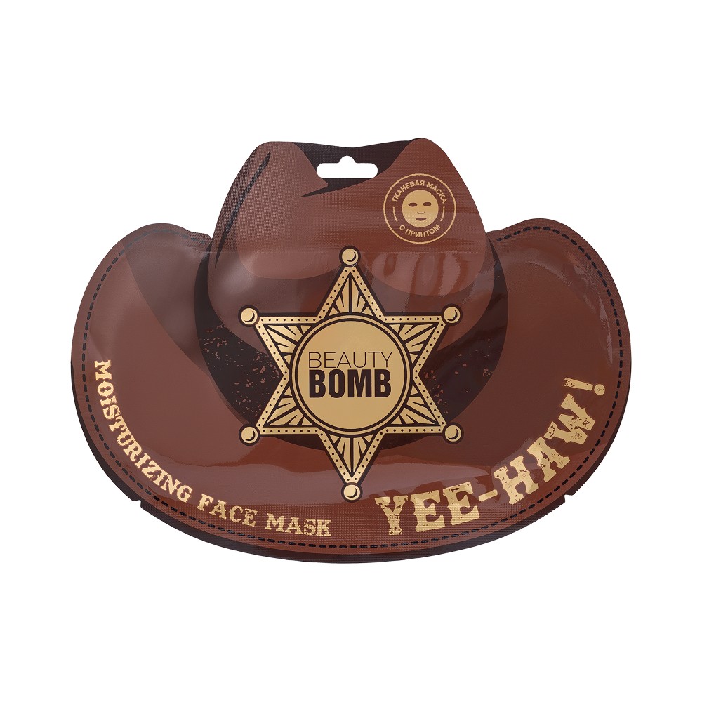 Увлажняющая тканевая маска для лица Beauty Bomb Rancho Yee-Haw! 20г. Фото 1.