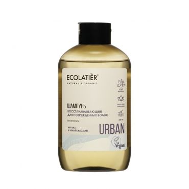 Шампунь для поврежденных волос Ecolatier Urban " восстанавливающий " 600мл.