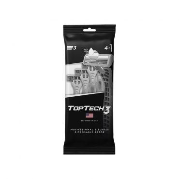 Мужские одноразовые станки для бритья TopTech 3 3 лезвия 4шт.