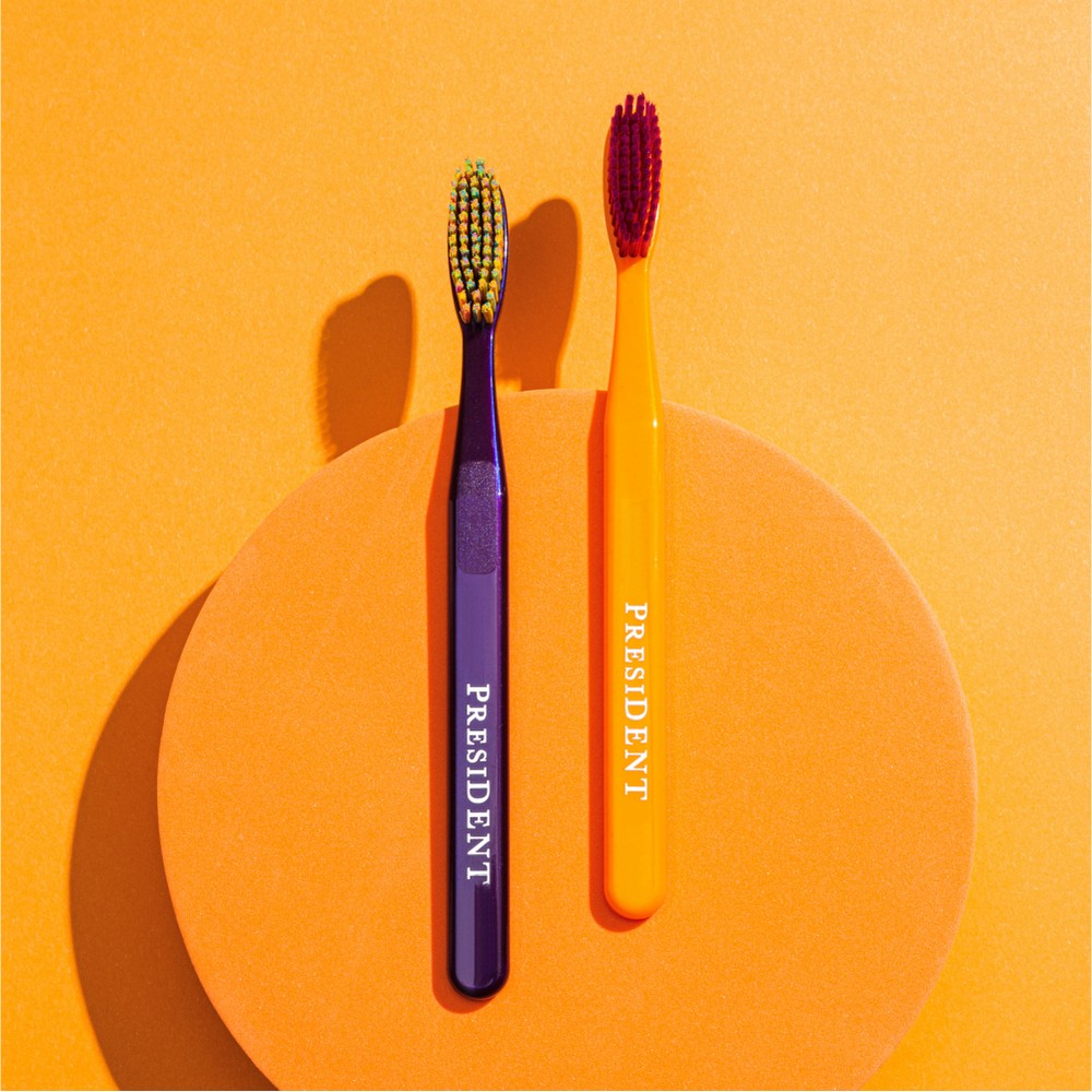 Зубная щетка PresiDENT Exclusive 6 мил средняя. Фото 9.