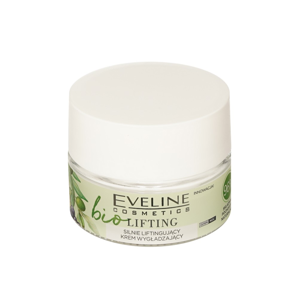 Интенсивно выравнивающий крем для лица Eveline bio-лифтинг 100% organic oil 50мл. Фото 6.