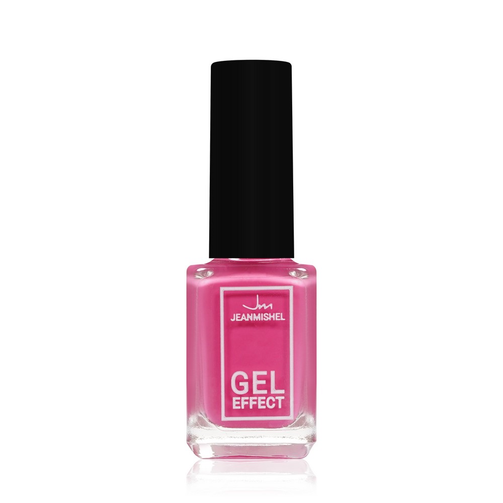 Лак для ногтей Jeanmishel GEL effect 249 Насыщенный розовый 6мл. Фото 1.