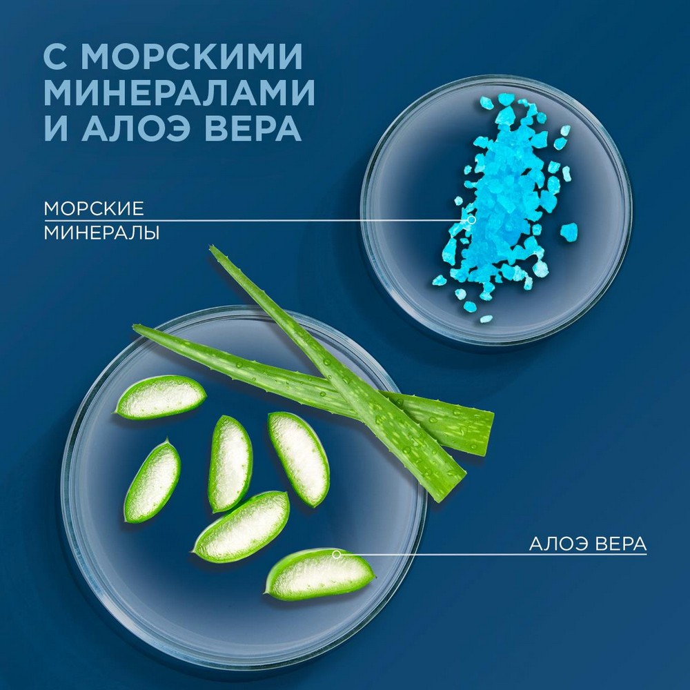 Мужской шампунь 3-в-1 Шаума Men " Морская свежесть " 370мл. Фото 5.