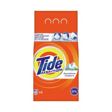 Порошок для стирки автомат Tide " альпийская свежесть " 3кг.