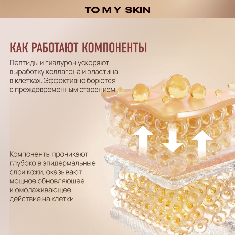 Сыворотка для лица Ботокс-эффект To My Skin Peptide + Hyaluronic 30мл. Фото 9.