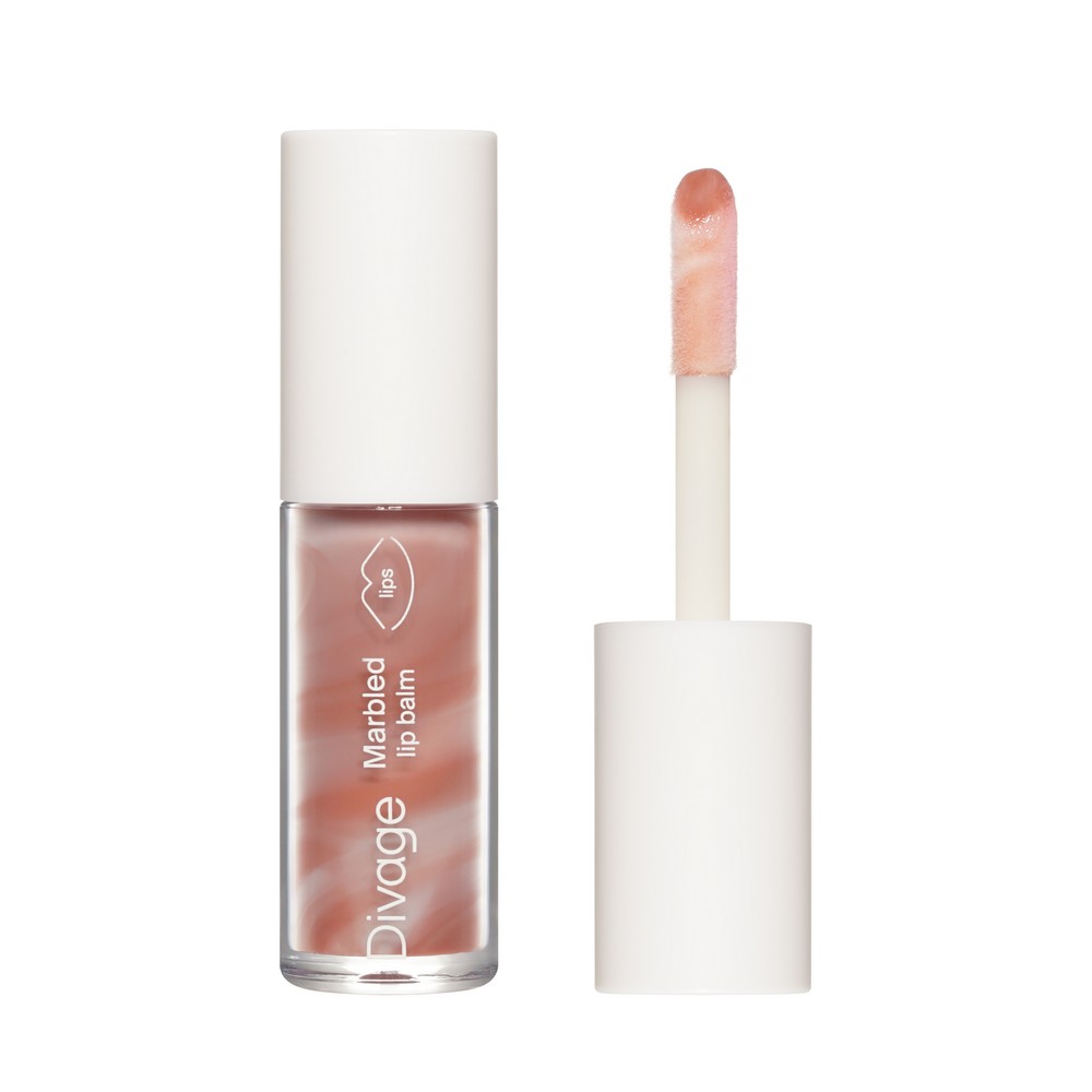 Бальзам для губ Divage Marbled lip balm 03 4мл. Фото 1.