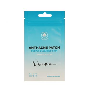 Ночные патчи от прыщей с салициловой кислотой NSC Anti-acne patch 36шт.