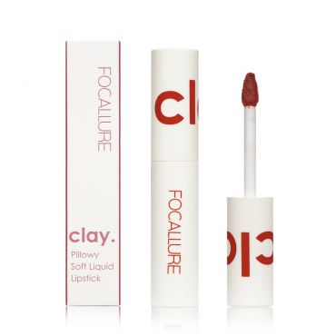 Суперстойкая жидкая помада для губ Focallure Clay Pillowy Soft Liquid Lipstick 204 2г.