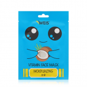 Маска для лица WEIS Vitamin Face mask Moisturizing с экстрактом кокоса 23г.