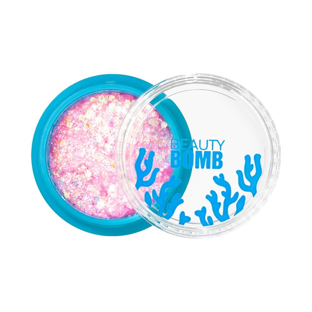 Глиттер для лица Beauty Bomb Shimmy Yarr 01 2,5г. Фото 1.
