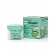 Дневной крем для лица Delicare Peptide Complex + Aloe с алоэ вера и пептидами 56+ 50мл.