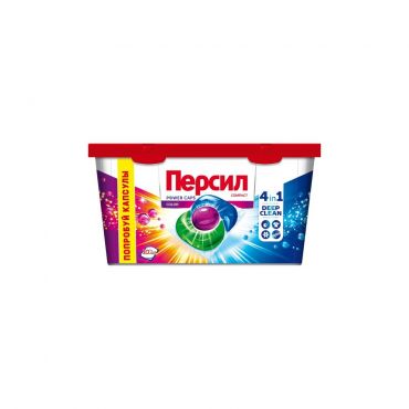 Капсулы для стирки цветного белья Персил Color Power Caps 4 in 1 10шт.