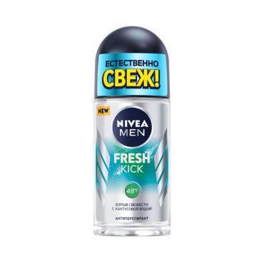 Мужской дезодорант - антиперспирант NIVEA Men " Fresh Kick 48ч " 50мл.