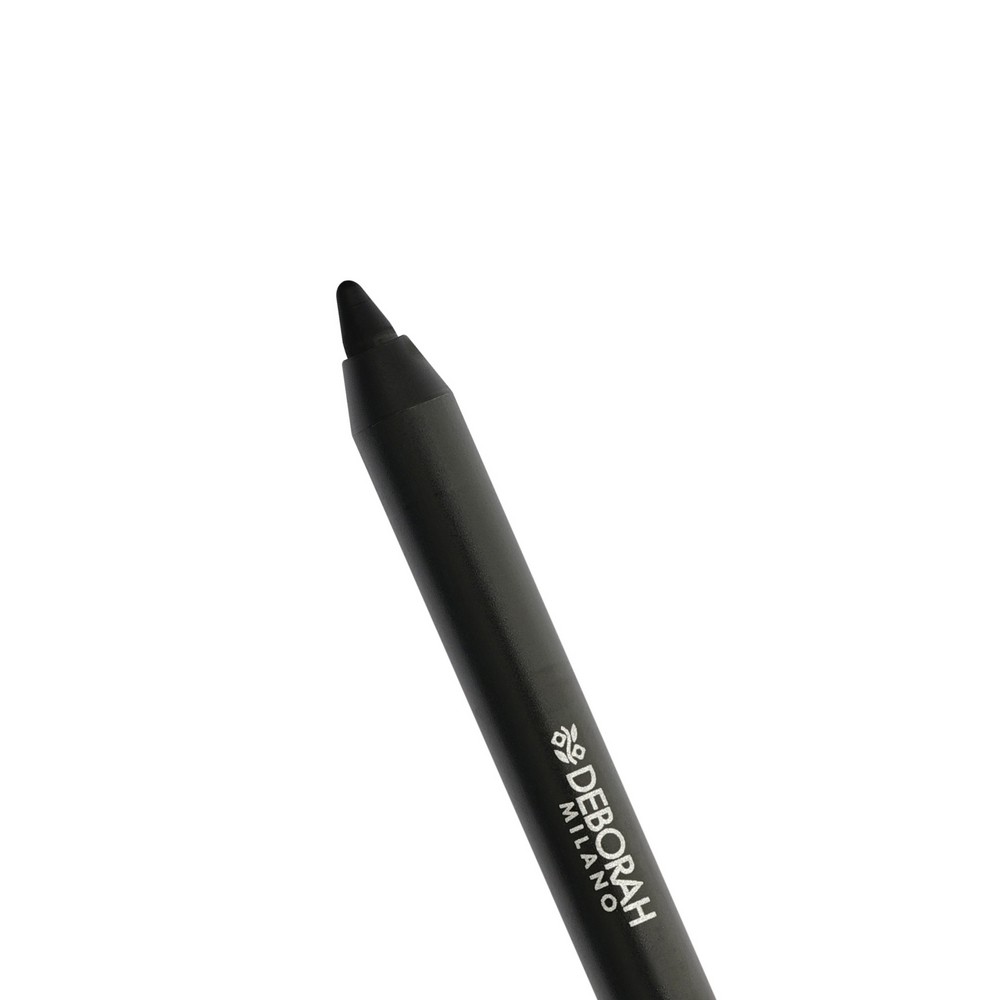 Карандаш для век DEBORAH Milano 2 in 1 Gel Kajal Eyeliner waterproof 01 1,4г. Фото 4.