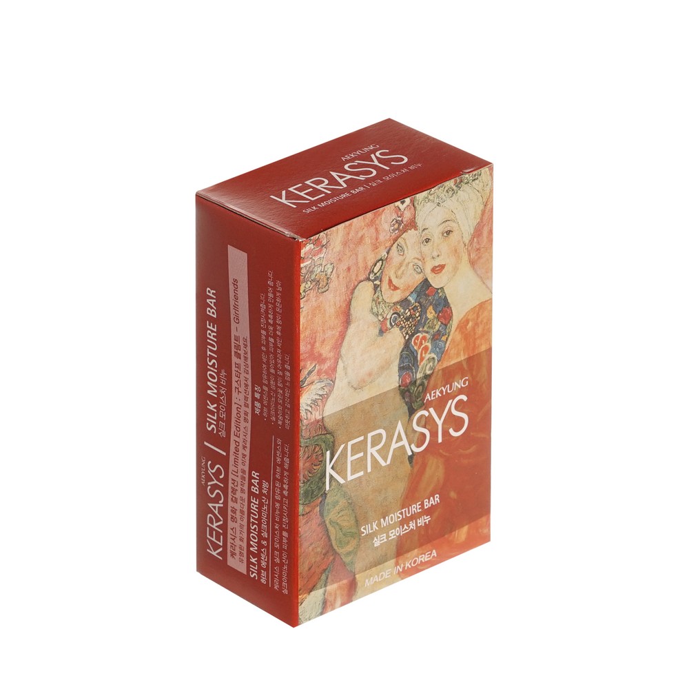 Мыло туалетное KeraSys Silk Moisture Bar 100г. Фото 3.