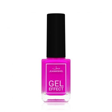 Лак для ногтей Jeanmishel GEL effect 328 Неоновая фуксия 12мл.