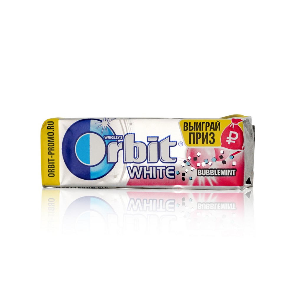 Жевательная резинка Orbit White " Bubblemint " 13,6г. Фото 3.