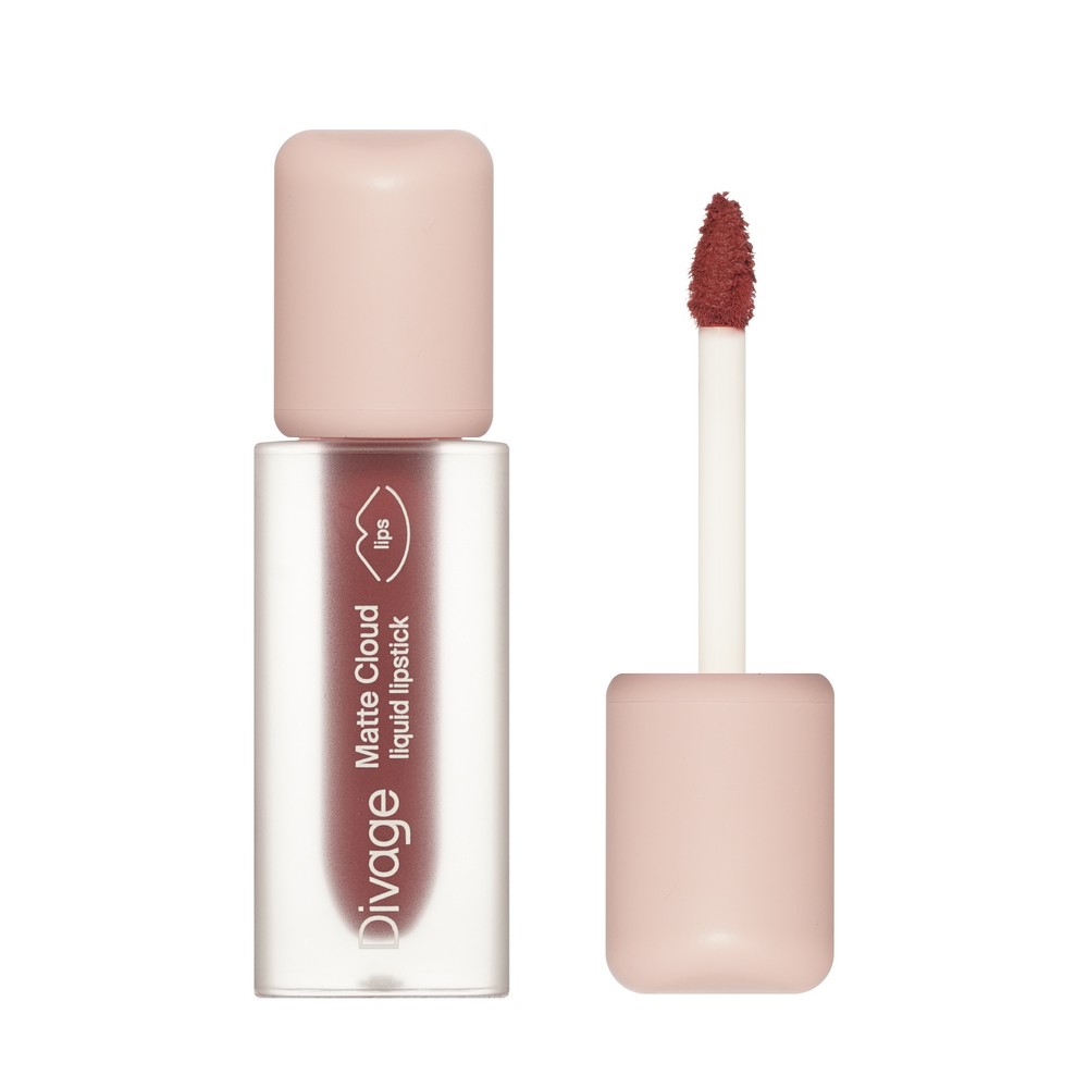 Жидкая матовая помада для губ Divage Matte Cloud Liquid lipstick 06 2,8мл. Фото 1.