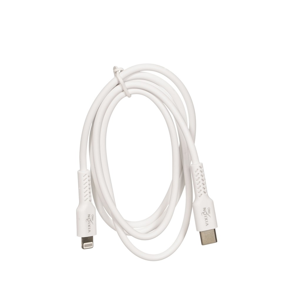 Кабель Type-C-Lightning Vixion Pro VX-27i Белый 100см. Фото 3.