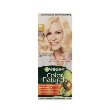 Крем - краска Garnier Color Naturals стойкая для волос 10 Белое солнце.