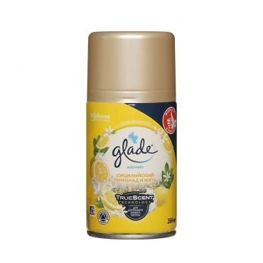 Освежитель воздуха Glade Automatic " Сицилийский лимонад и мята " автоматический сменный блок 269мл.