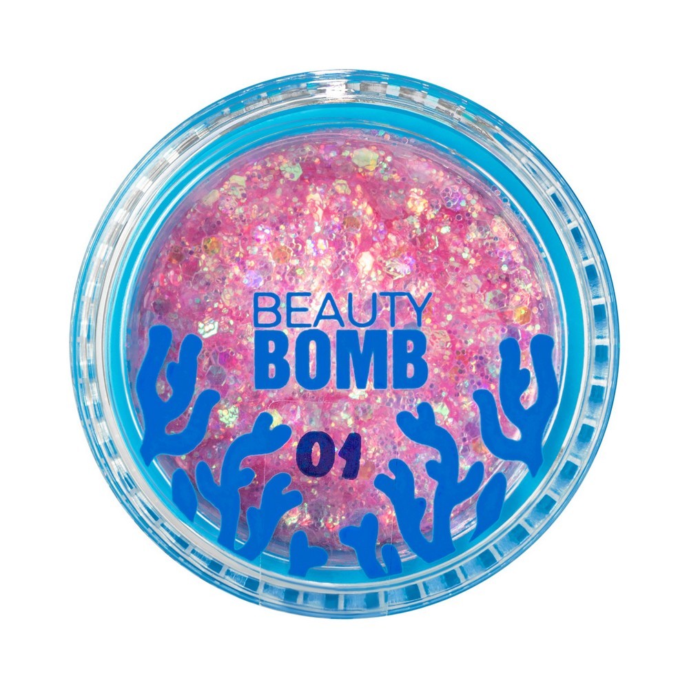 Глиттер для лица Beauty Bomb Shimmy Yarr 01 2,5г. Фото 2.