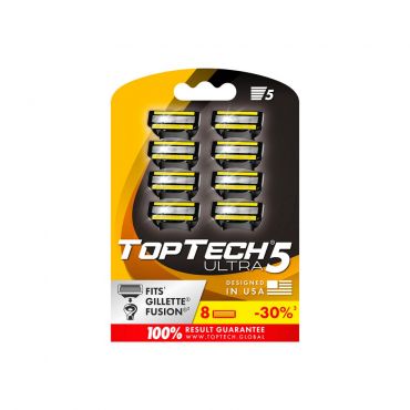 Сменные кассеты TopTech Ultra 5 5 лезвий 8шт.
