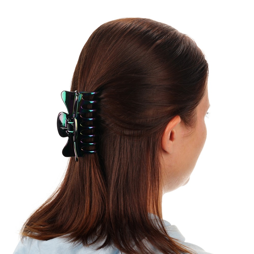 Заколка - краб для волос Ameli Переливы 9см. Фото 3.