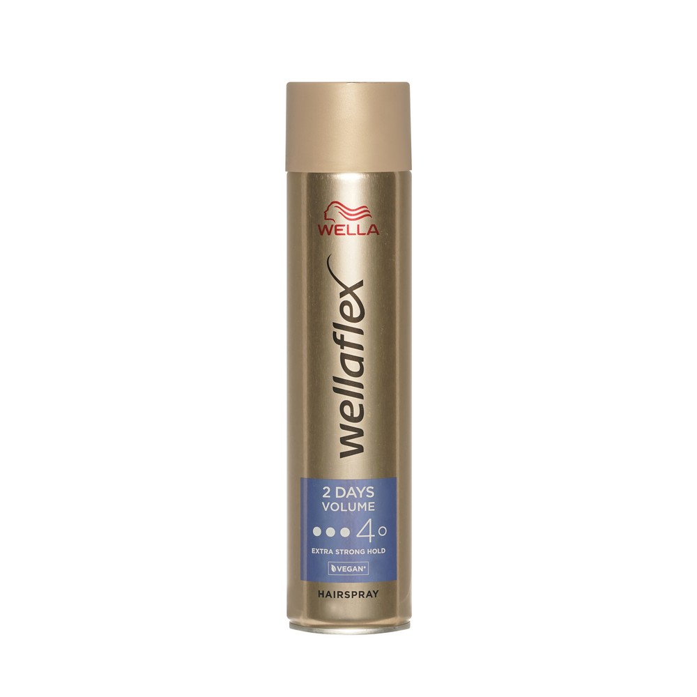 Лак для волос Wella Wellaflex 2 Days Volume 4 250мл. Фото 1.