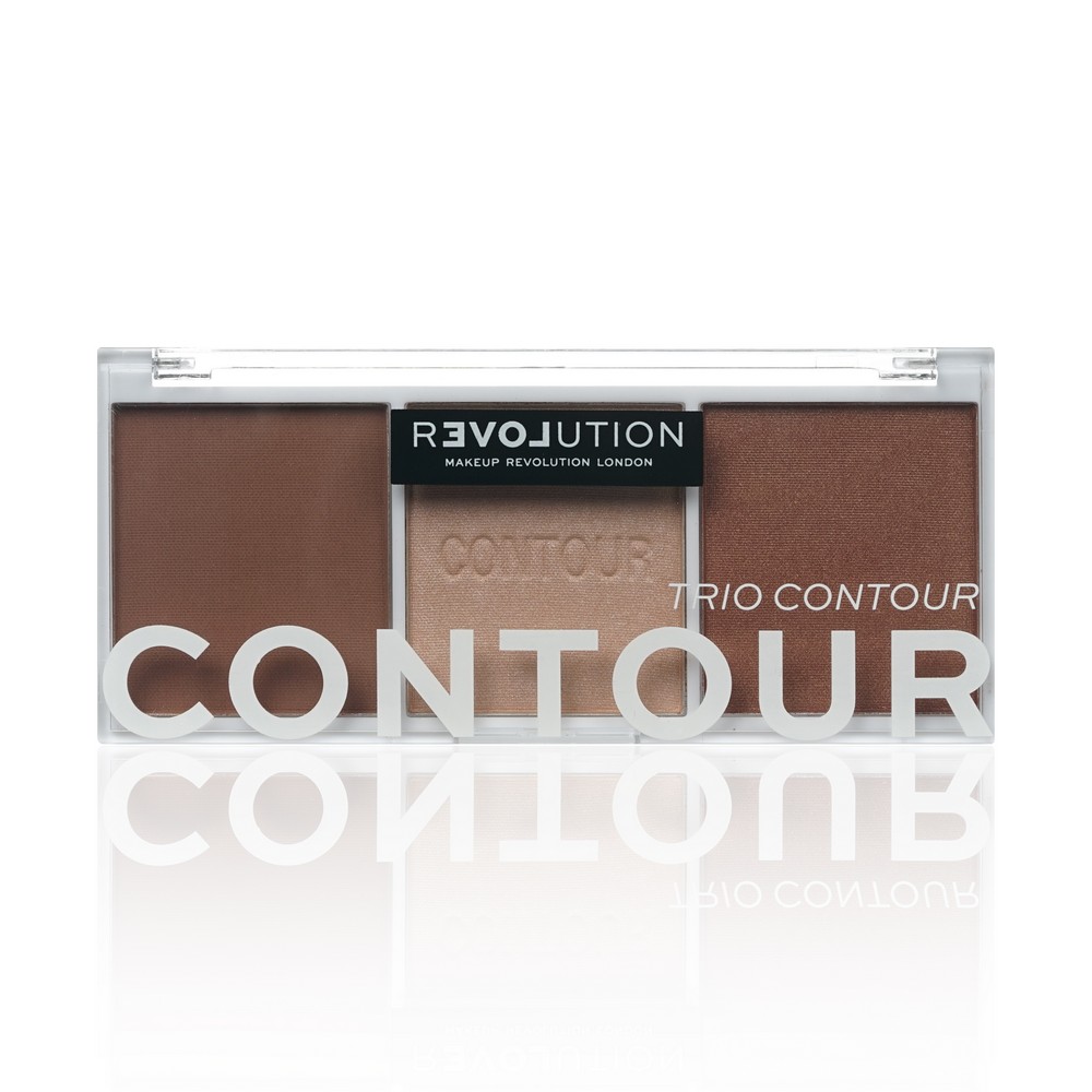 Палетка для скульптурирования лица Relove by Revolution Contour Trio , Baked Sugar , 6г. Фото 1.