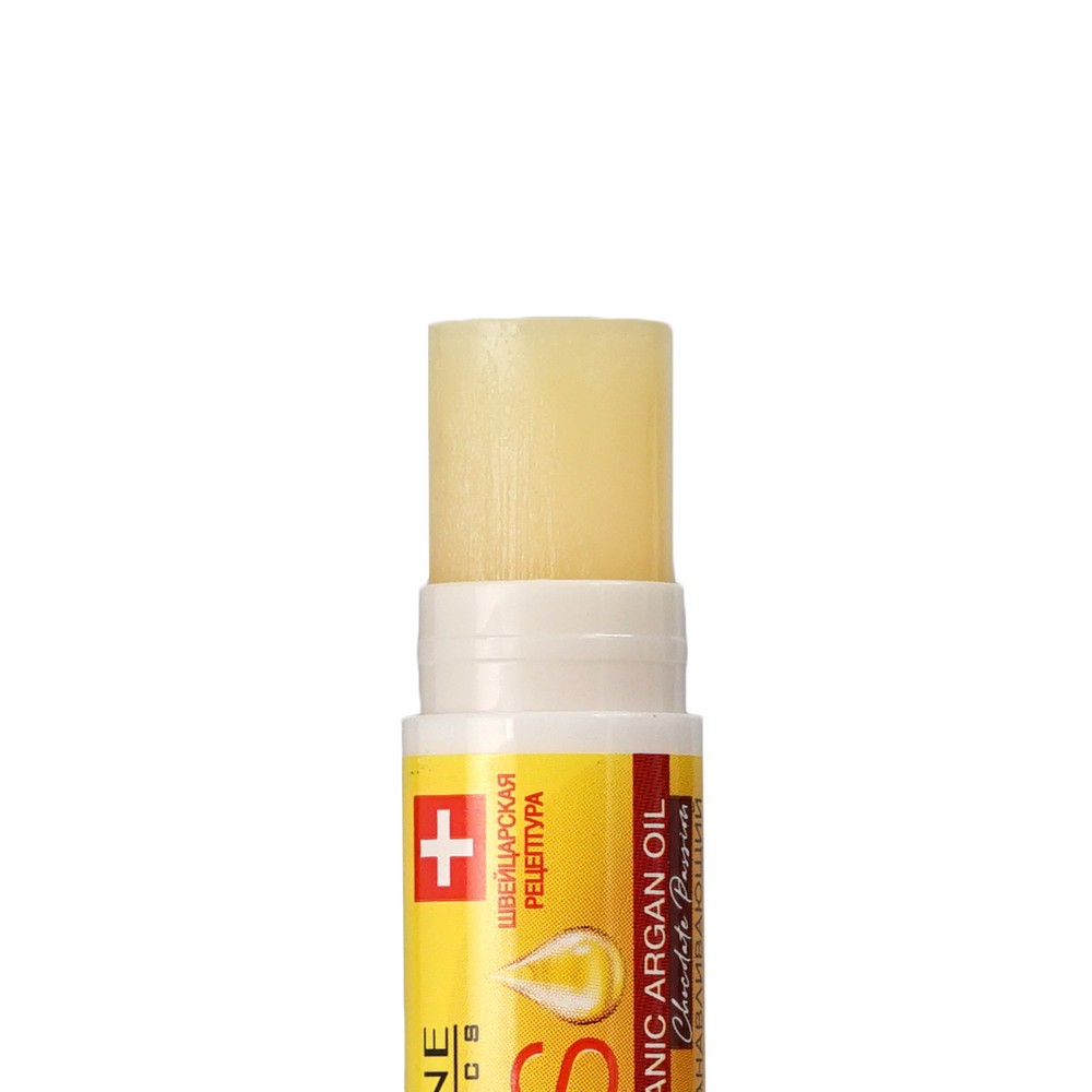 Бальзам для губ Eveline SOS Argan Oil " Chocolate passion " SPF 10 4,2г. Фото 5.