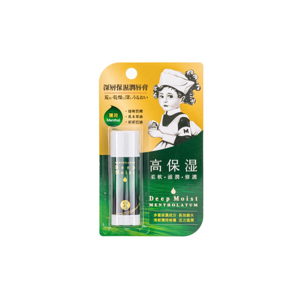 Бальзам для губ Mentholatum Deep Moist с ментолом 4,5г. Фото 1.