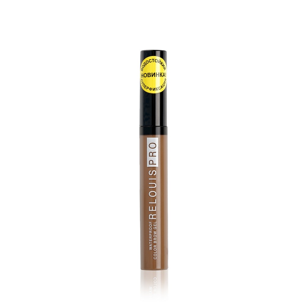 Водостойкий оттеночный гель для бровей Relouis PRO Waterproof Color Brow Gel 01 , Blonde , 7,5г. Фото 1.