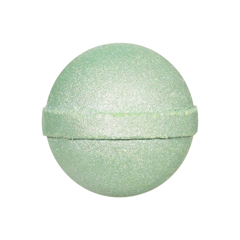 Бомбочка для ванны с шиммером Delicare Shimmer Bath Bomb зеленая 130г. Фото 4.