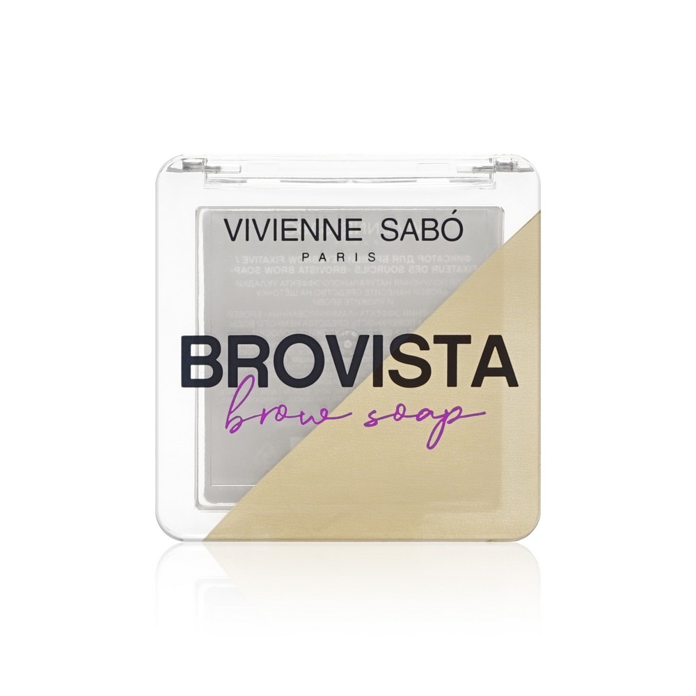 Фиксирующее мыло для бровей Vivienne Sabo Brovista brow soap 3г. Фото 1.