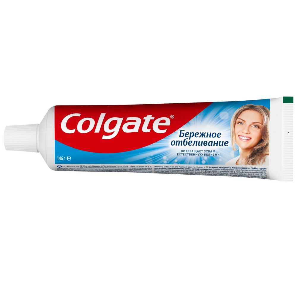 Зубная паста Colgate " Бережное Отбеливание " 100мл. Фото 13.