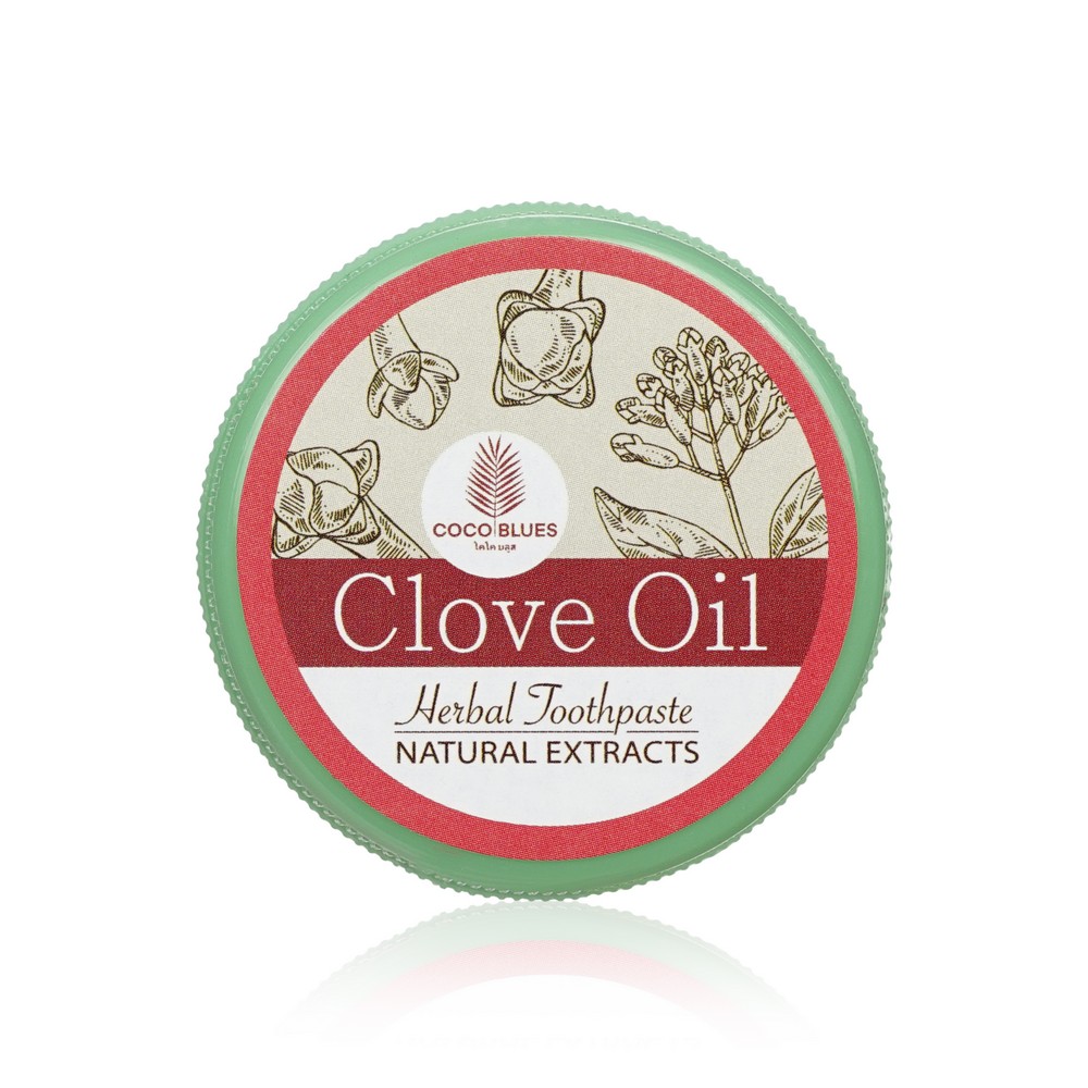 Травяная зубная паста Coco Blues " Clove Oil " 30г. Фото 5.