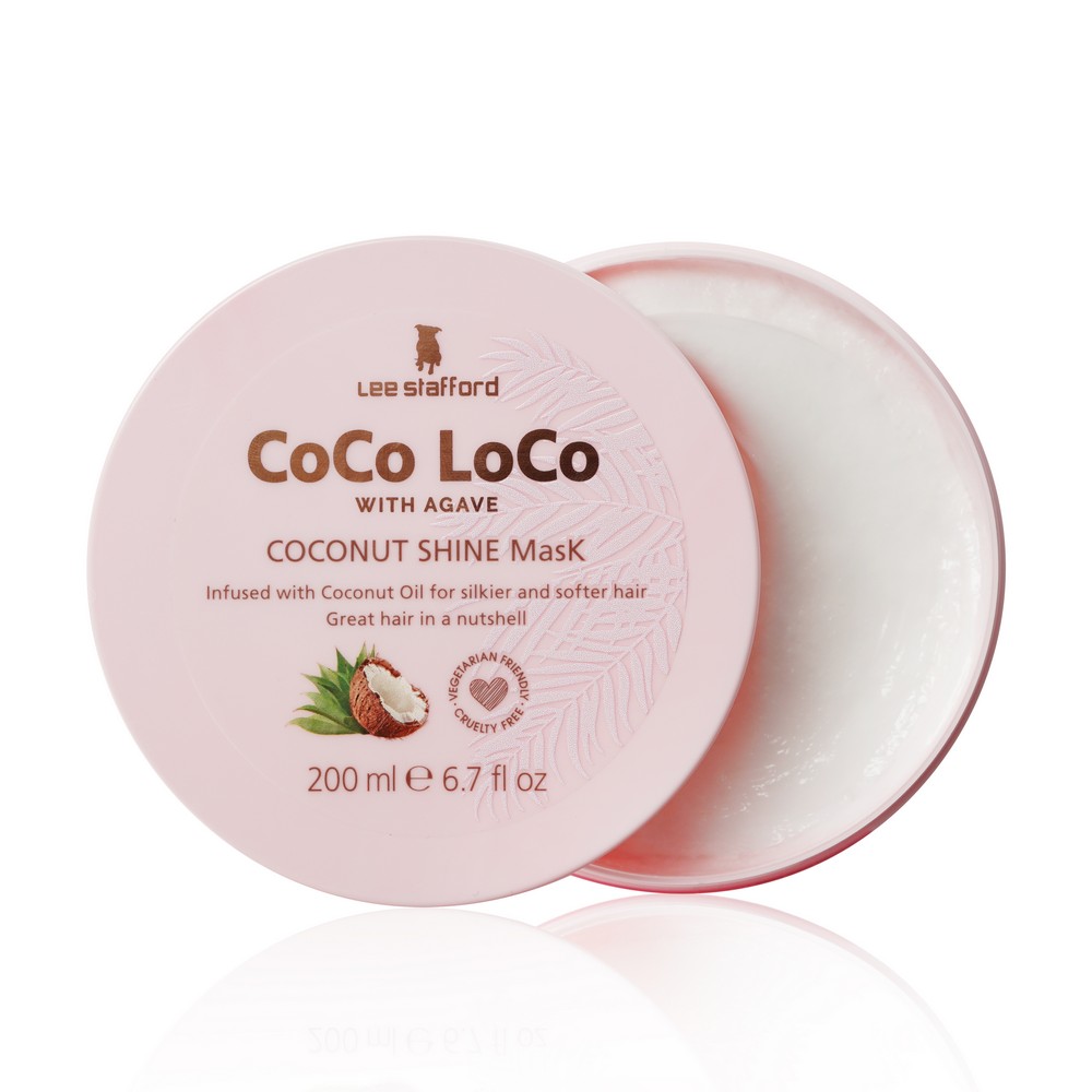 Увлажняющая маска для волос Lee Stafford Coco Loco с кокосовым маслом 200мл. Фото 4.