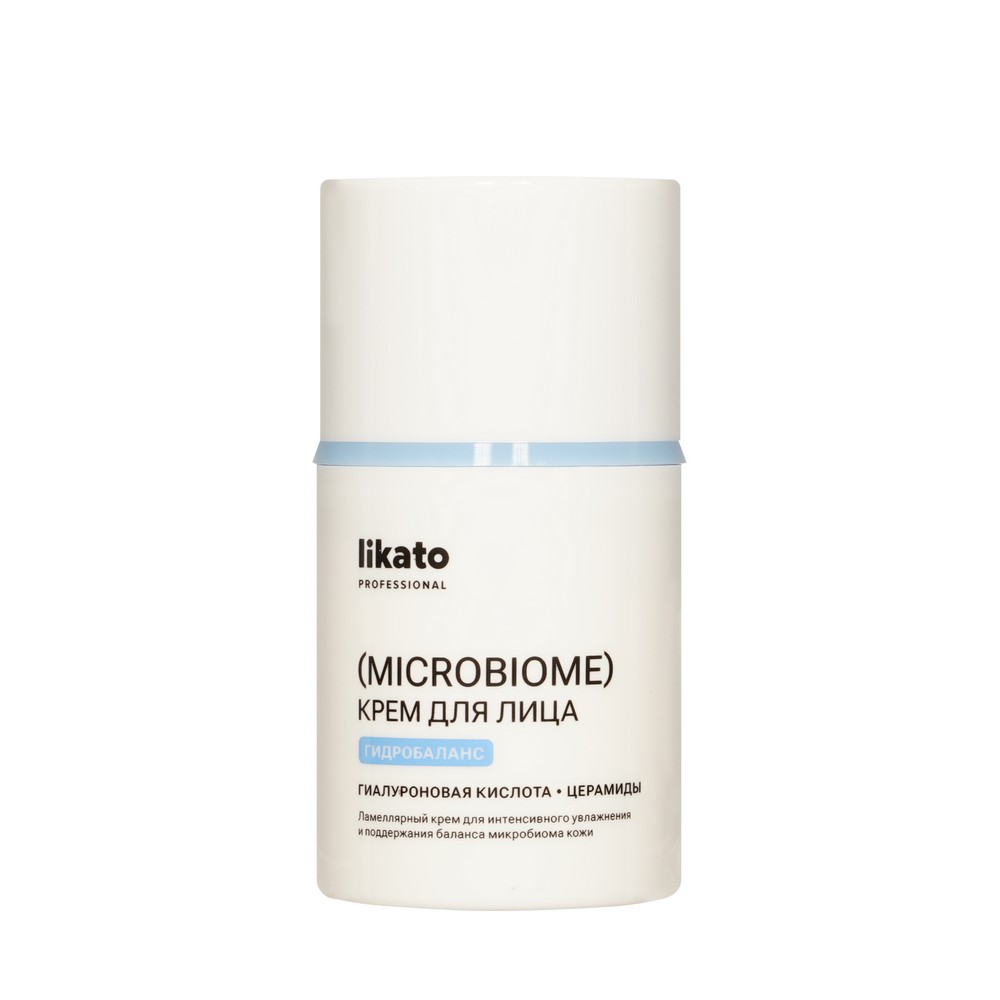 Ламеллярный крем для интенсивного увлажнения Likato Professional Microbiome гидробаланс 50мл. Фото 5.
