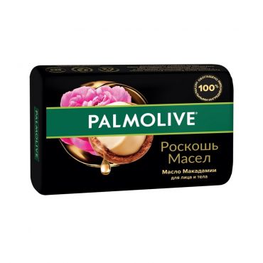 Туалетное мыло Palmolive Роскошь масел для лица и тела " масло макадамии " 90г.