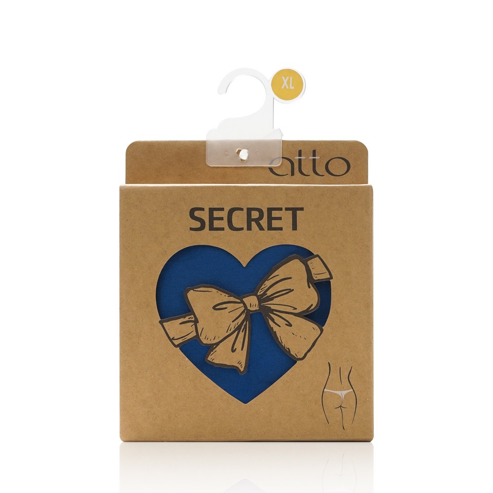 Женские трусы - стринги Atto Secret , Васильковый , XL. Фото 1.