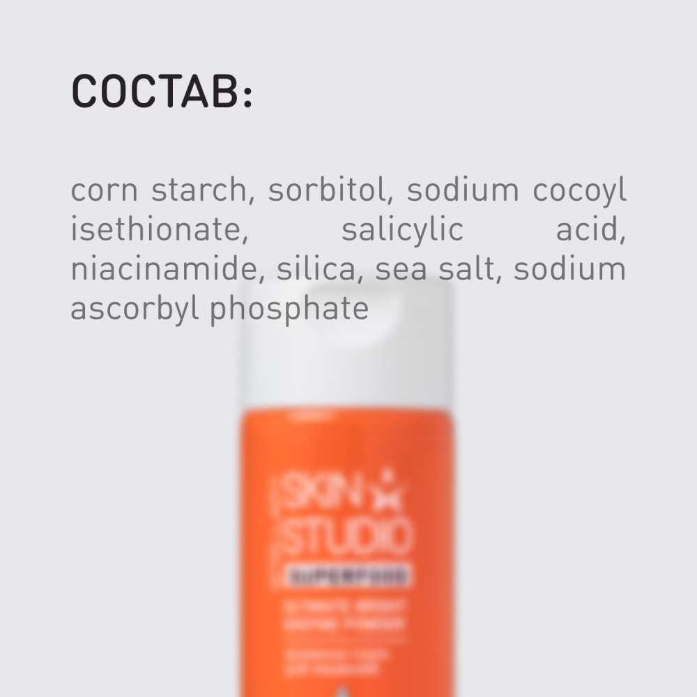 Обновляющая энзимная пудра для умывания Stellary Skin Studio Superfood 90мл. Фото 5.