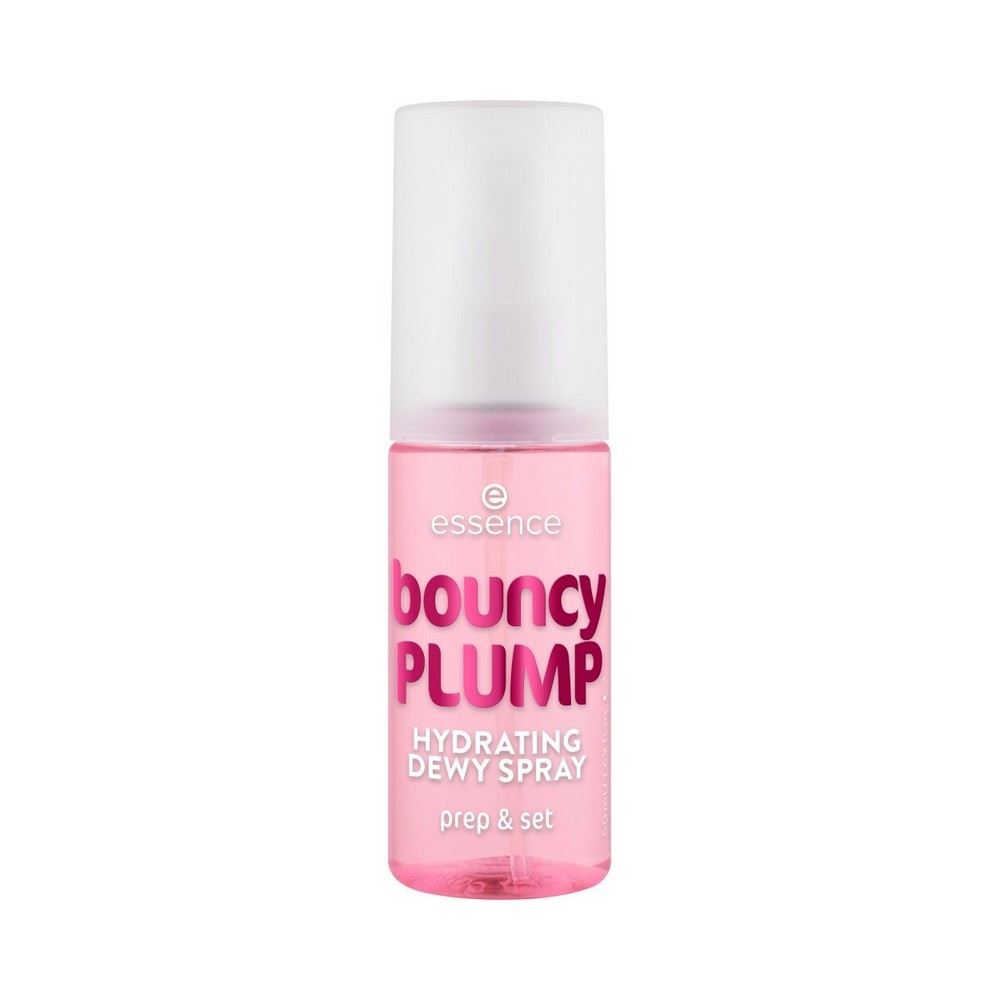 Фиксирующий спрей для лица с увлажняющим эффектом Essence Bouncy plump hydrating dewy spray 50мл. Фото 1.