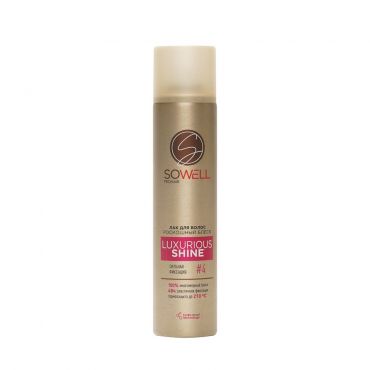 Лак для волос SoWell Luxurious Shine сильная фиксация 4 300мл.