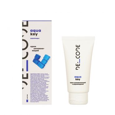 Увлажняющий крем для лица с церамидами DE_CODE Aqua Key 50мл.