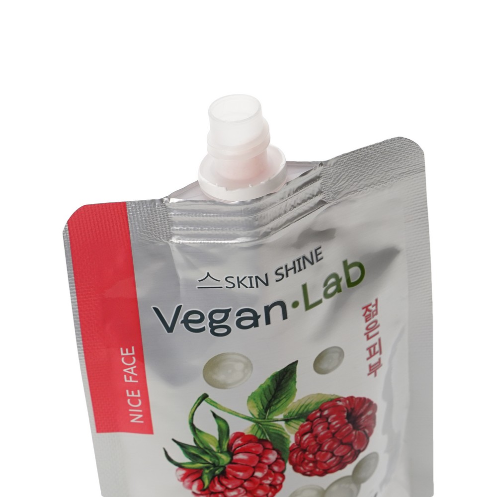 Маска - гоммаж для лица Skin Shine Vegan Lab " обновляющая и придающая сияние " 100мл. Фото 3.