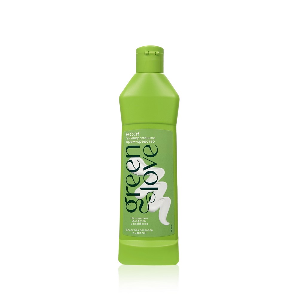 Экологичный универсальный чистящий крем Green Love 330г. Фото 1.